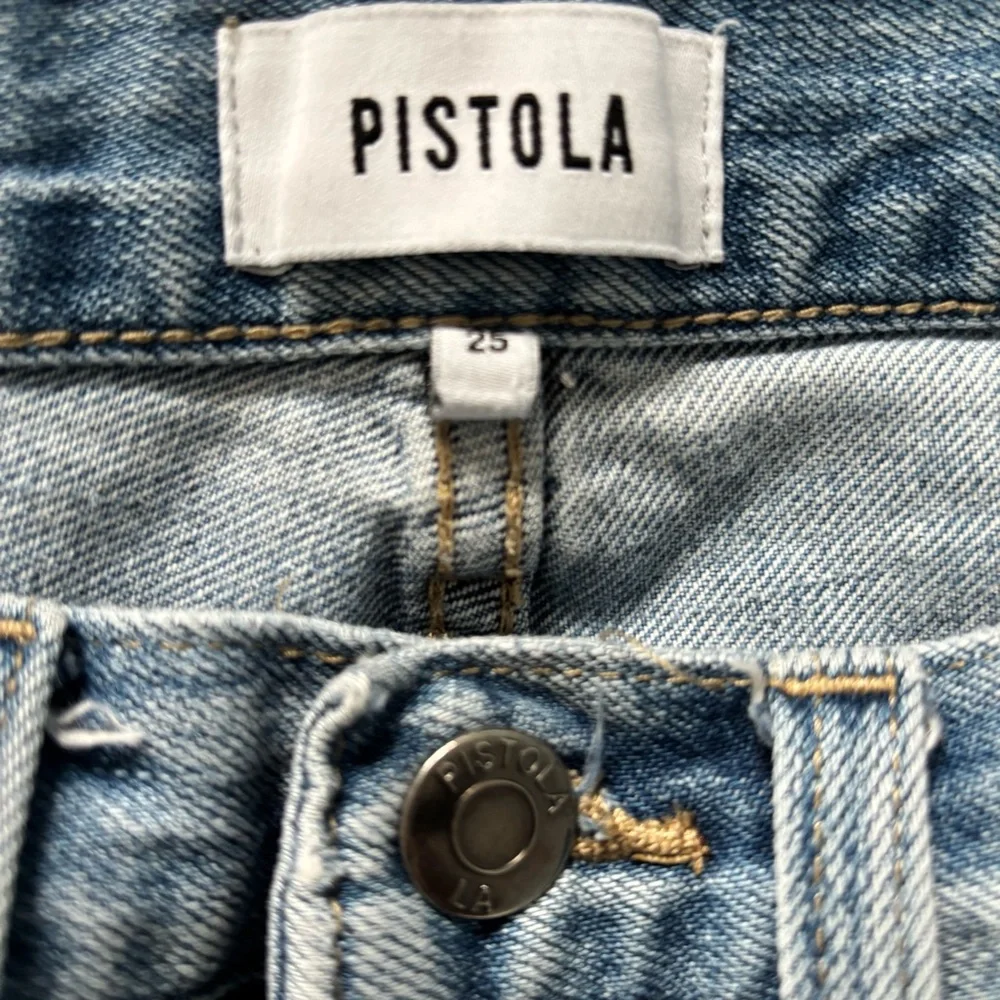 Pistola Distressed Denim Shorts